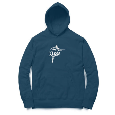Men's / Woman's Angling Hoodie | Williamson Logo Front, Fishermanshub.com Behind | Hoodie | - FishermanshubNavy BlueM