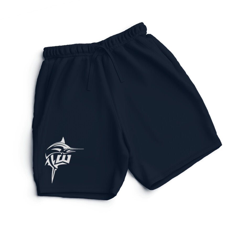 Fishermanshub Men's Angling Shorts | Williamson Logo Front | Shorts | - FishermanshubNavy BlueS