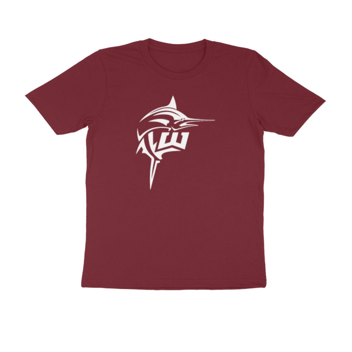 Men's Angling T-Shirt's | Williamson Logo Front , fishermanshub.com behind | Round Neck | Short Sleeves | - FishermanshubMaroonS