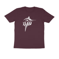 Men's Angling T-Shirt's | Williamson Logo Front , fishermanshub.com behind | Round Neck | Short Sleeves | - FishermanshubBurgundyS