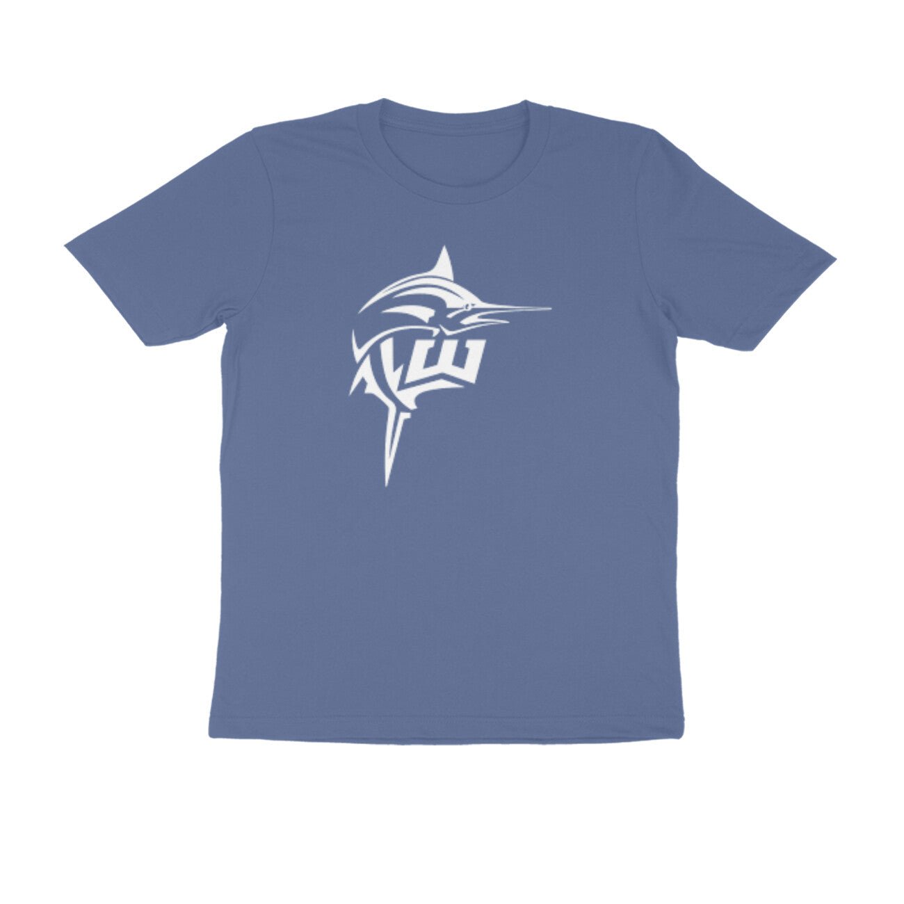 Men's Angling T-Shirt's | Williamson Logo Front , fishermanshub.com behind | Round Neck | Short Sleeves | - FishermanshubSmoke BlueS