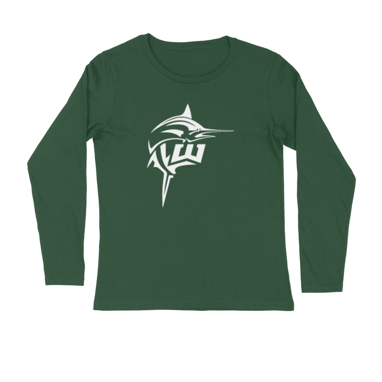 Men's Angling T-Shirt's | Williamson Logo Front , fishermanshub.com behind | Round Neck | Long Sleeves | - FishermanshubOlive GreenS