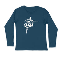 Men's Angling T-Shirt's | Williamson Logo Front , fishermanshub.com behind | Round Neck | Long Sleeves | - FishermanshubNavy Blue2XL