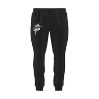 Fishermanshub Men's Angling Joggers | Williamson Logo Front | Joggers | - FishermanshubBlackS