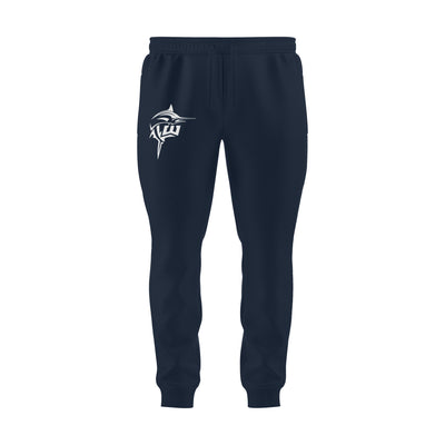 Fishermanshub Men's Angling Joggers | Williamson Logo Front | Joggers | - FishermanshubNavy BlueS