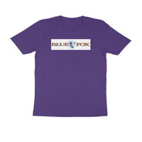 Men's Angling T-Shirt's | Blue Fox Logo Front , fishermanshub.com behind | Round Neck | Short Sleeves | - FishermanshubPurple5XL