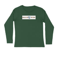 Men's Angling T-Shirt's | Blue Fox Logo Front , fishermanshub.com behind | Round Neck | Long Sleeves | - FishermanshubOlive GreenS