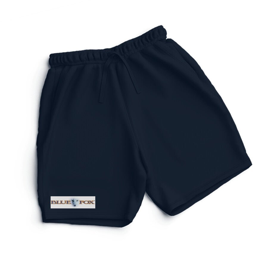 Fishermanshub Men's Angling Shorts | Blue Fox Logo Front | Shorts | - FishermanshubNavy BlueS