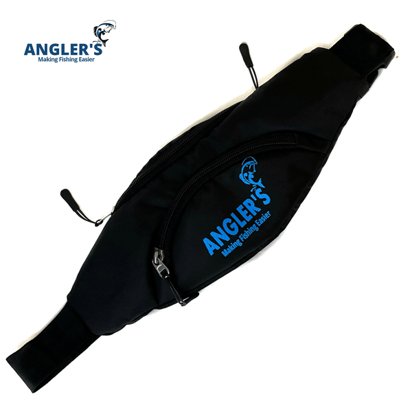 Angler's Waist Pouch for Lures and Bait Storage - fishermanshubBlack
