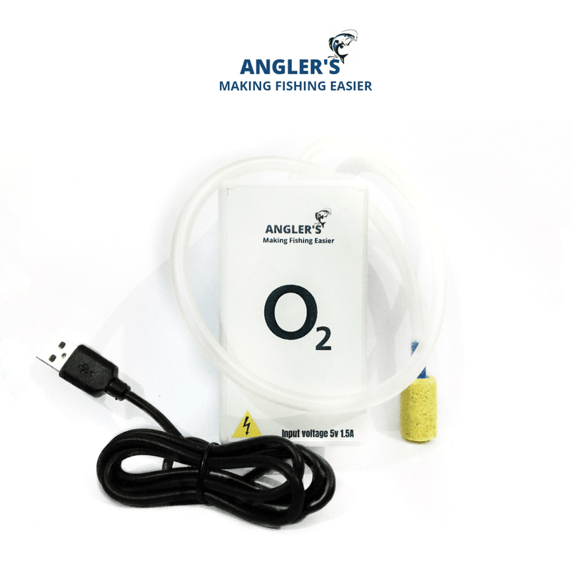 Angler's Aquarium and Bait Fish Aeration Pump with USB Charging (Non Rechargeable) - fishermanshubNon Rechargeable