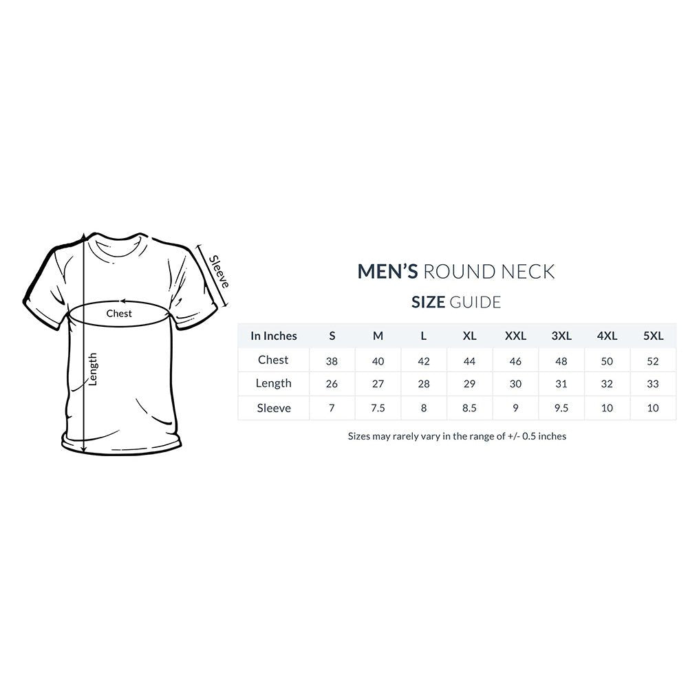 पुरुषों की एंगलिंग टी-शर्ट - क्लासिक बारामुंडी - गोल गर्दन | शॉर्ट स्लीव