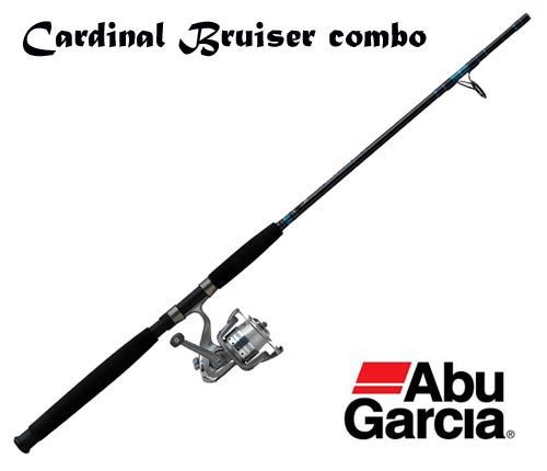 Abu Garcia Cardinal Bruiser 8 & 9 Ft Rod & Reel Spinning Combo | 8 Ft, 9 Ft - fishermanshub8Ft/2.43Mt