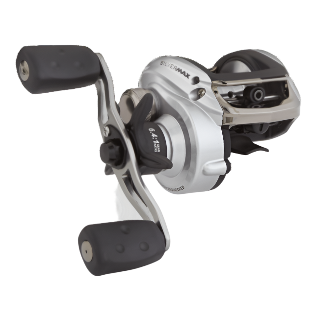 abu garcia ambassadeur max fast cast baitcasting reel left hand Abu Garcia Silver Max Baitcasting Reel | Left-Handed | SMAX3-L