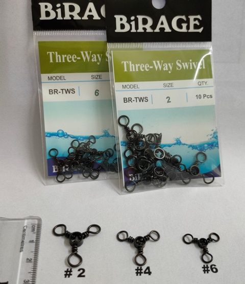 Birage Three Way Swivel | 10 Pcs Per Pack - fishermanshub
