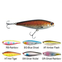 Birage Zap Walk / Zap Walk Jr. Lipless Hard Topwater Lures | 7.5 Cm | 8.5 Gm | Floating - fishermanshub7.5 CmAmber Flash