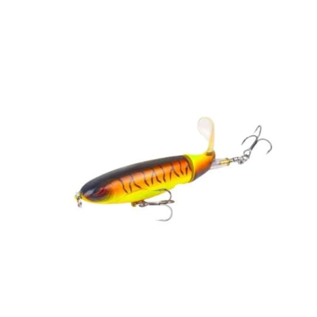 Benthic Fish Bone Series Plop Plop Top Water Hard Lure | 11 Cm | Floating - fishermanshub11 CmOrange Tiger
