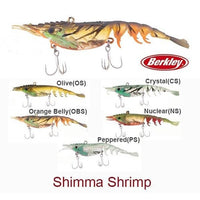 Berkley Shimma Shrimp | 2.5 Inch | 3.5 GM | - fishermanshub2.5 InchPeppered
