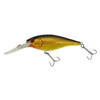 Berkley Flicker Shad Hard Lure | Slow Rising | Floating | 4 Cm | 3.5 Gm | - fishermanshub4 CmBlack Gold Sunset