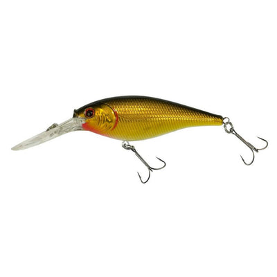 Berkley Flicker Shad Hard Lure | Slow Rising | Floating | 4 Cm | 3.5 Gm | - fishermanshub4 CmBlack Gold Sunset