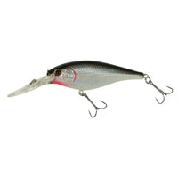 Berkley Flicker Shad Hard Lure | Slow Rising | Floating | 4 Cm | 3.5 Gm | - fishermanshub4 CmBlack Silver