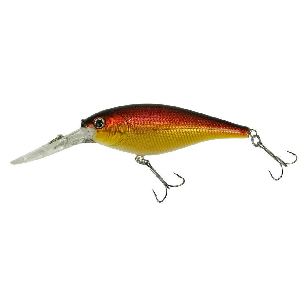 Berkley Flicker Shad Hard Lure| Slow Rising | 5 Cm , 5.6Gm | 6 Cm , 7.1 Gm | - fishermanshub5 CmBlack Gold Sunset