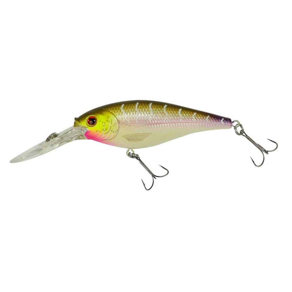 Berkley Flicker Shad Hard Lure| Slow Rising | 5 Cm , 5.6Gm | 6 Cm , 7.1 Gm | - fishermanshub5 CmRed Tiger