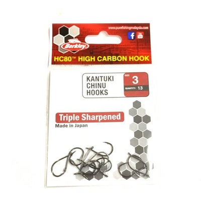 Berkley Kantuki Single Chinu Hooks | 13 Pcs Per Pack - fishermanshub3