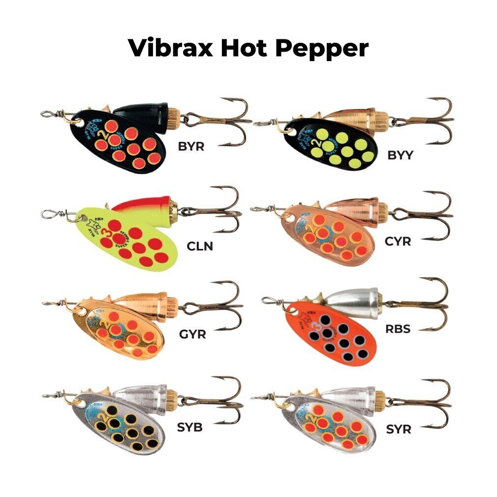 Blue Fox Vibrax Hot Pepper N3 8g