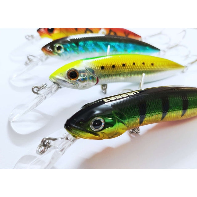 Cassan Wobbler 120F-MR Hardbait Lure | 12 Cm | 30 Gm | Floating | Trolling Lures - fishermanshub12 CmCOL 594