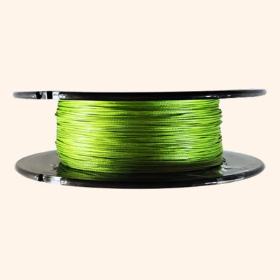 Cassan Classique Braided Fishing Line | 100 Mt / 110 Yd | Green - fishermanshub0.20MM | 9Kg (20Lb)Green