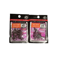 Crimson Duolock Snap Rolling Swivel / Size 2,4,6 / 12 Pc Per Pack - fishermanshub233 Kg