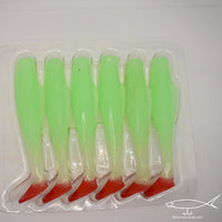 UZZO Twisterz Soft Shad Baits | 10 Cm | 5 Pcs Per Pack - fishermanshub10 CmMYSTIC SUNSET
