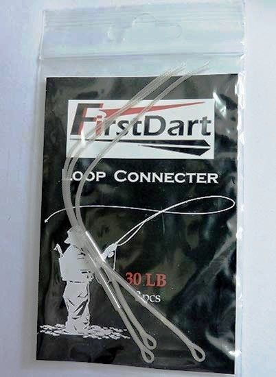 FirstDart Loop Connector | 30 Lb | 13.6 Kg | 3 Pcs Per Pack - fishermanshub30 Lb