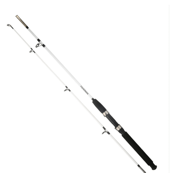Fisherman Fishing Rod For Beginners | 9ft | White | Spinning | - Fishermanshub9Ft/2.7Mt