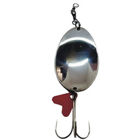 Shiny Fishing Spoon With Plastic Spinner , Wide Bodied | Gold | Silver | 32 Gm , 7 Cm | 24 Gm , 5.5 Cm | - fishermanshub32 GmSilverSingle