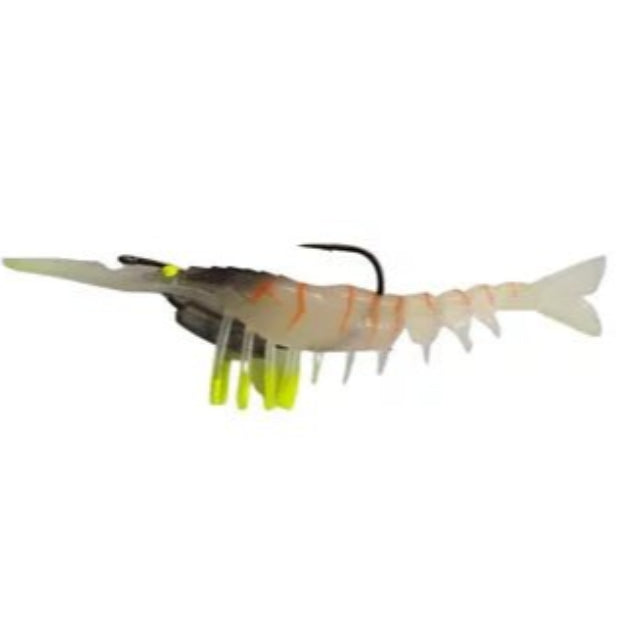 Gfin Crazy Shrimp Soft Plastic Baits | 5 Inch - fishermanshub5 InchORANGE BEER