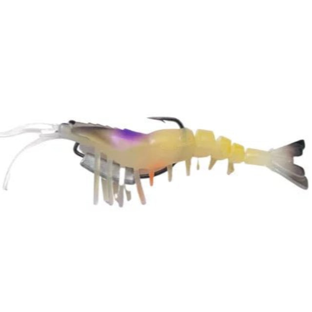 Gfin Crazy Shrimp Soft Plastic Baits | 5 Inch - fishermanshub5 InchPECIFIC TIGER