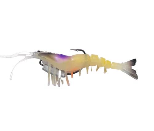 Gfin Crazy Shrimp Soft Plastic Baits | 5 Inch - fishermanshub5 InchPECIFIC TIGER