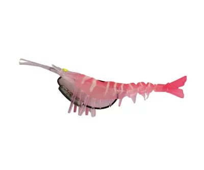 Gfin Crazy Shrimp Soft Plastic Baits | 5 Inch - fishermanshub5 InchPINK SHRIMP