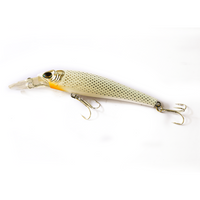 Gfin Big Barra Hard Bait Floating Lure | 11 Cm | 22.6 Gm - fishermanshub11 CmBloody White Lightning