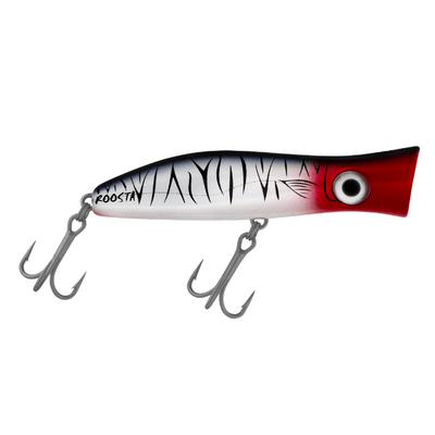 Halco Roosta Popper Hard Bait Topwater Lures | 16 Cm | 75 Gm | Floating - fishermanshub16 CmCHROME TIGER