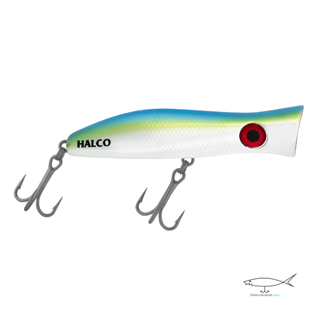Halco Roosta Popper Hard Bait Topwater Lures | 10.5 Cm , 30 Gm | 13.5 Cm , 49 Gm | Floating - fishermanshub10.5 CmHOODLUM