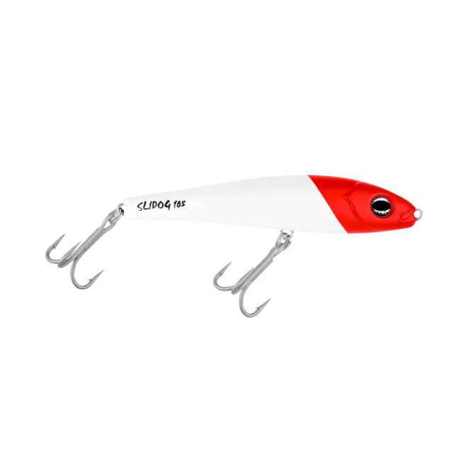Halco Slidog Hardbait Lipless Lures | 10.5 Cm | 28Gm | Sinking - fishermanshub10.5 CmWHITE REDHEAD