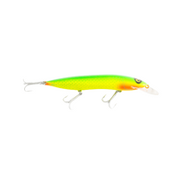 Halco Sorcerer Hardbait Lures | 15 Cm | 30 Gm | Floating | Trolling Lures - fishermanshub15 CmGREEN FLUORO