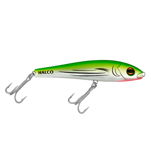 Halco Slidog Hardbait Lipless Lures | 12.5 Cm | 15 Cm | Fast Sinking - fishermanshub12.5 CmLIQUID LIME