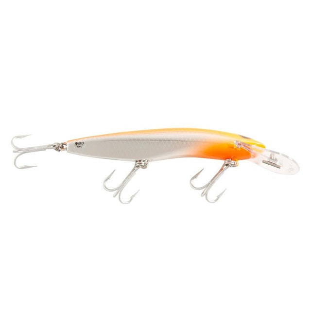 Halco Sorcerer Hardbait Lures | 15 Cm | 30 Gm | Floating | Trolling Lures - fishermanshub15 CmWHITE REDHEAD