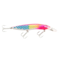 Halco Sorcerer Hardbait Lures | 15 Cm | 30 Gm | Floating | Trolling Lures - fishermanshub15 CmWHITE REDHEAD