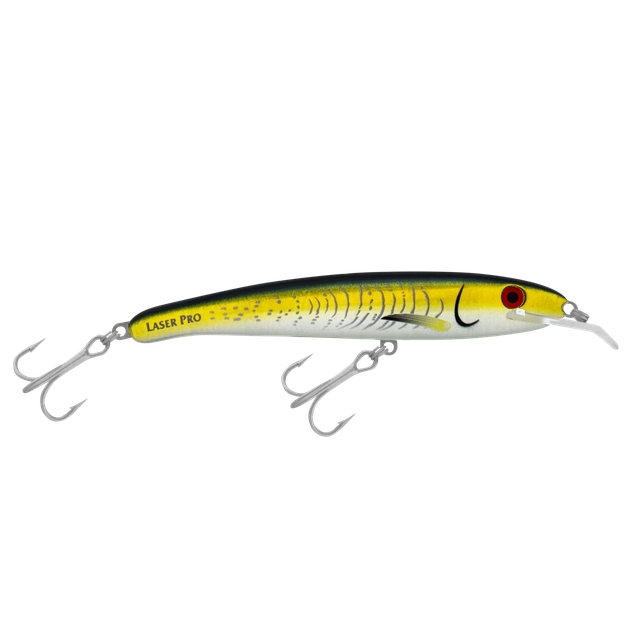 Halco Laser Pro Hard Bait Lure | 16 Cm , 30 Gm | 19 Cm , 47 Gm | Floating | Trolling Lures | - Fishermanshub16 CmYellowfin