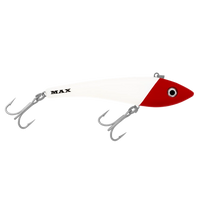 Halco Max Hard Plastic Lipless Lure | 13 Cm | 80 Gm | Fast Sinking - fishermanshub13 CmWhite Red Head #H53