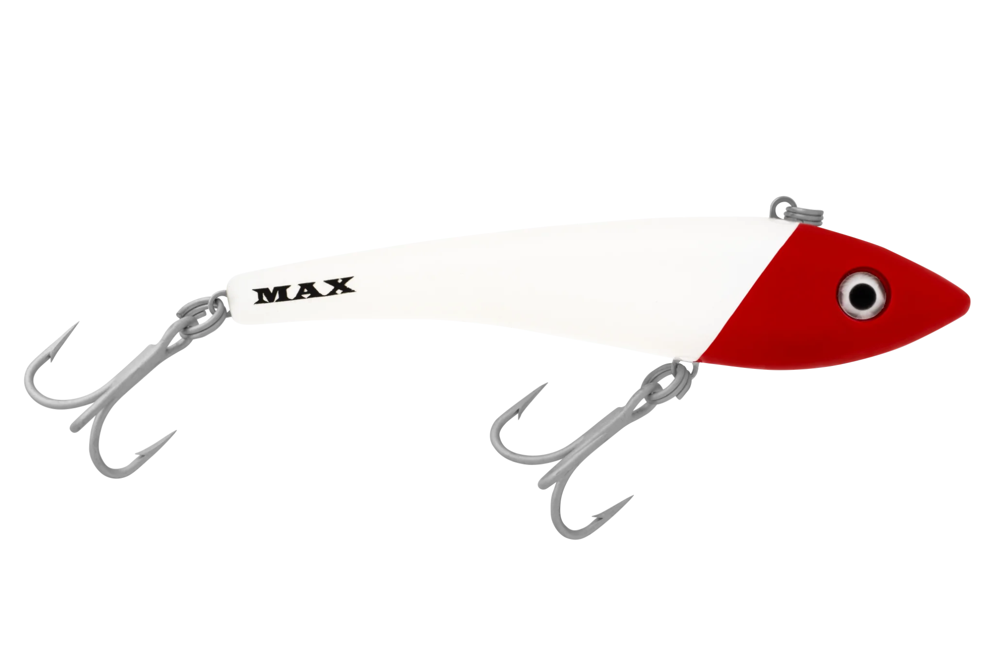 Halco Max Hard Plastic Lipless Lure | 13 Cm | 80 Gm | Fast Sinking - fishermanshub13 CmWhite Red Head #H53